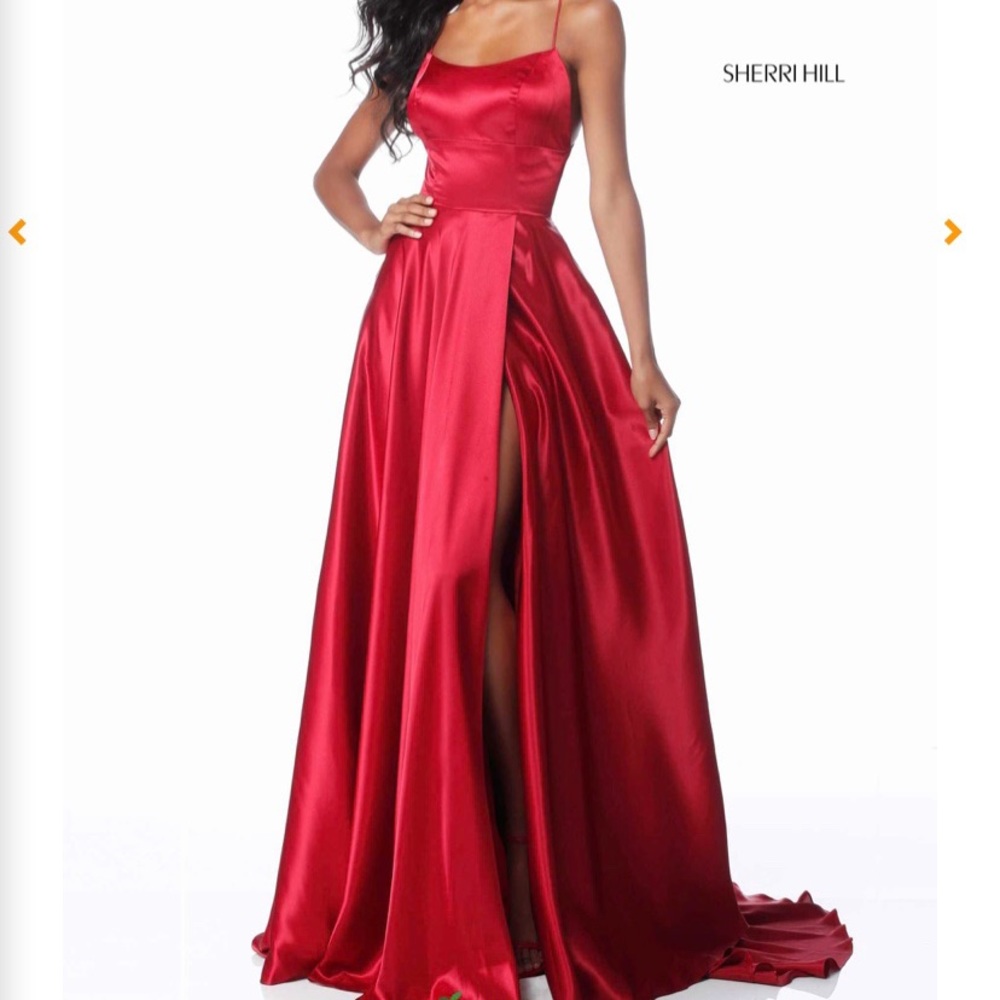 Gorgeous red Sherry Hill prom dress!